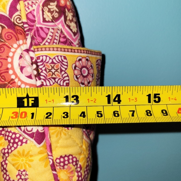 Vera Bradley Bali Gold One Strap Shoulder Bag & Wallet - Picture 7 of 8